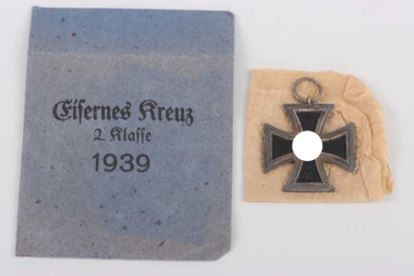 1939 Iron Cross 2nd Class Rudolf Souval + Souval marked pouch
