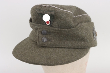 Heer M43 field cap used by Gebirgsjäger - promoted to an officer