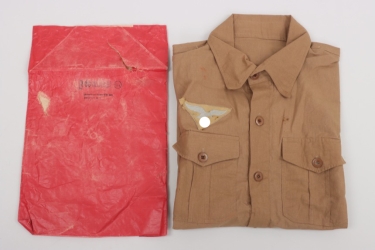 Luftwaffe tropical shirt and packaging bag