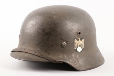 Heer M40 single decal helmet - Named