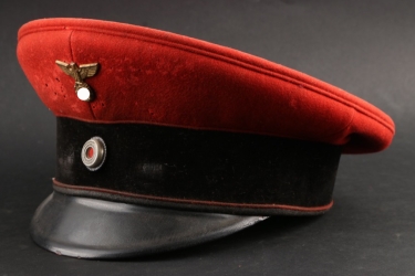 Railway supervisor's visor cap