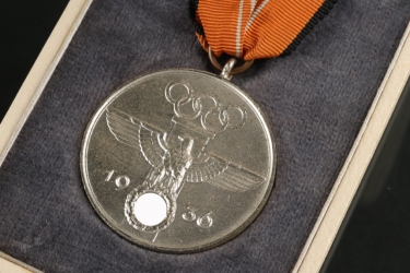 German Olympic Commemorative Medal in Case
