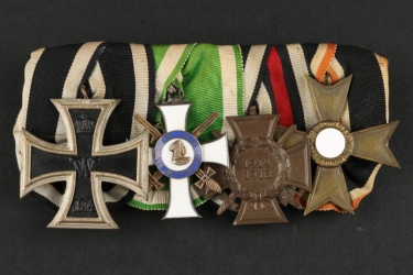 Medal bar of a WWI Hero and Party Member