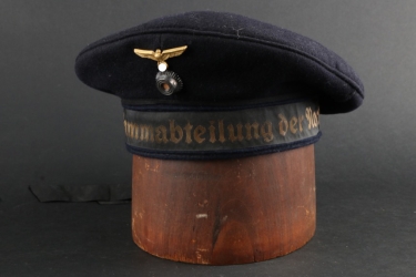 Kriegsmarine sailor's cap - 1.Schiffstammabteilung der Nordsee. 1.