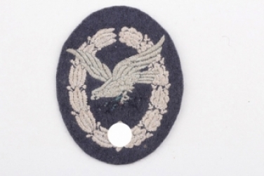 Luftwaffe embroidered Air Gunner Badge without lightnings