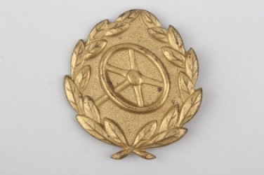 Wehrmacht driver's badge in gold