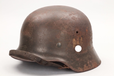 Heer M40 single decal helmet  - ET62