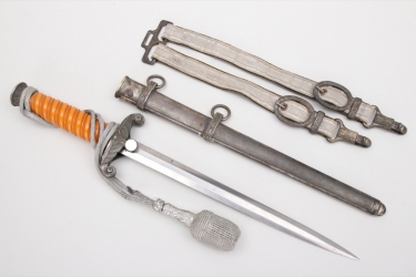 Heer officer's dagger with hangers & portepee - Hörster