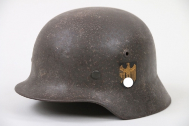 Kriegsmarine M35 single decal helmet - SE62