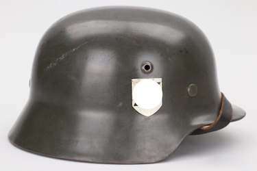 Waffen-SS M35 double decal helmet - ET64
