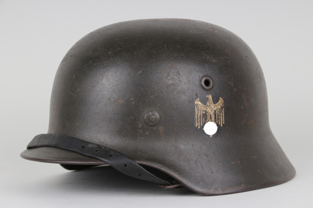 Heer M40 double decal helmet NS64 