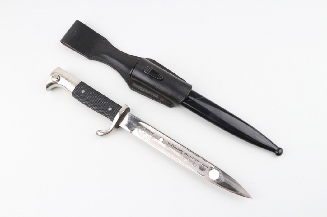 Heer bayonet with etched blade - Klaas 