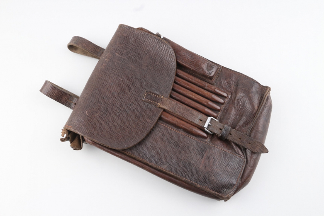 Wehrmacht brown leather map case 