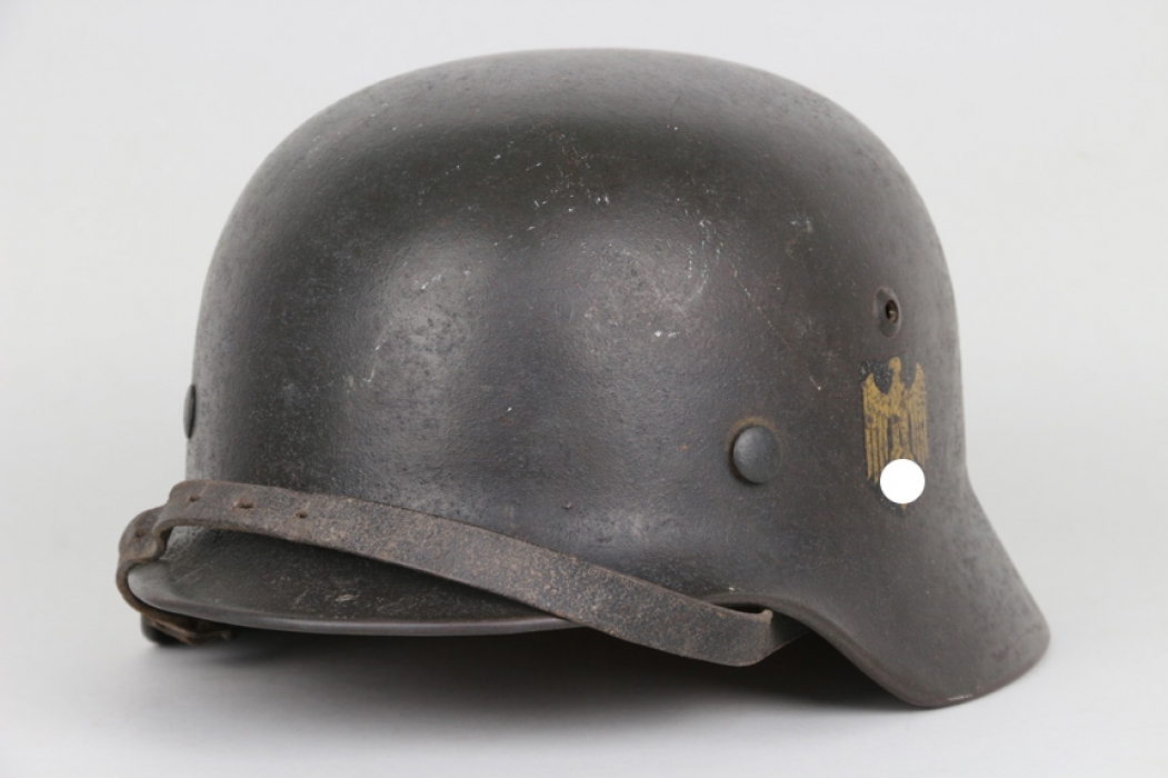 Kriegsmarine M35 single decal helmet SE66 