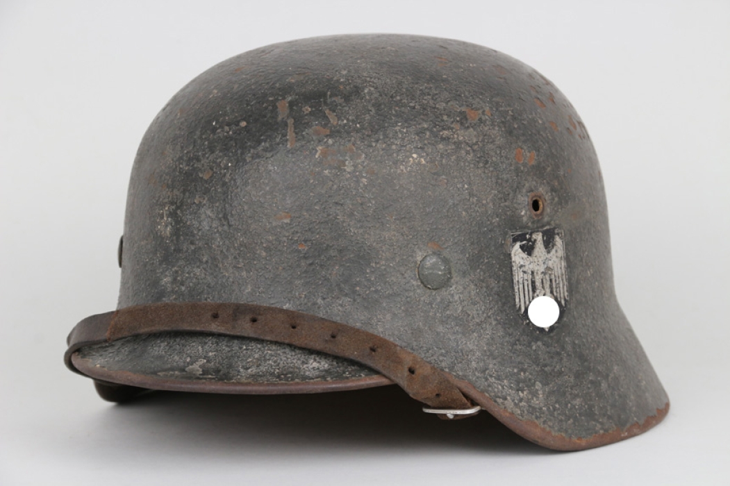 Heer M40 camo single decal helmet SE64 