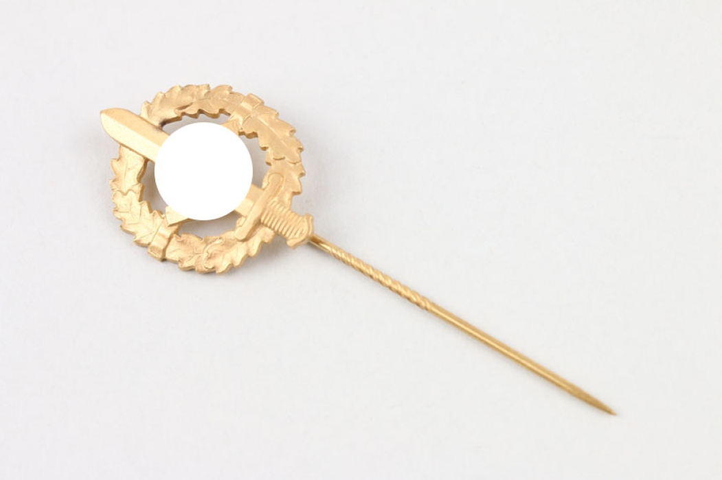 SA Sports Badge in gold miniature pin 