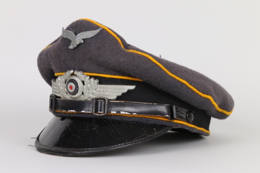 Knight's Cross winner Lt.Spreitzer - Luftwaffe visor cap 