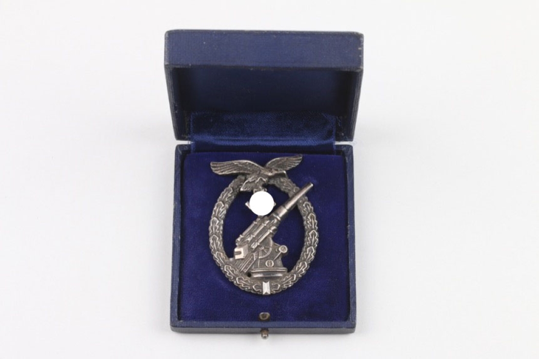 Luftwaffe Flak Badge (Brehmer) in case