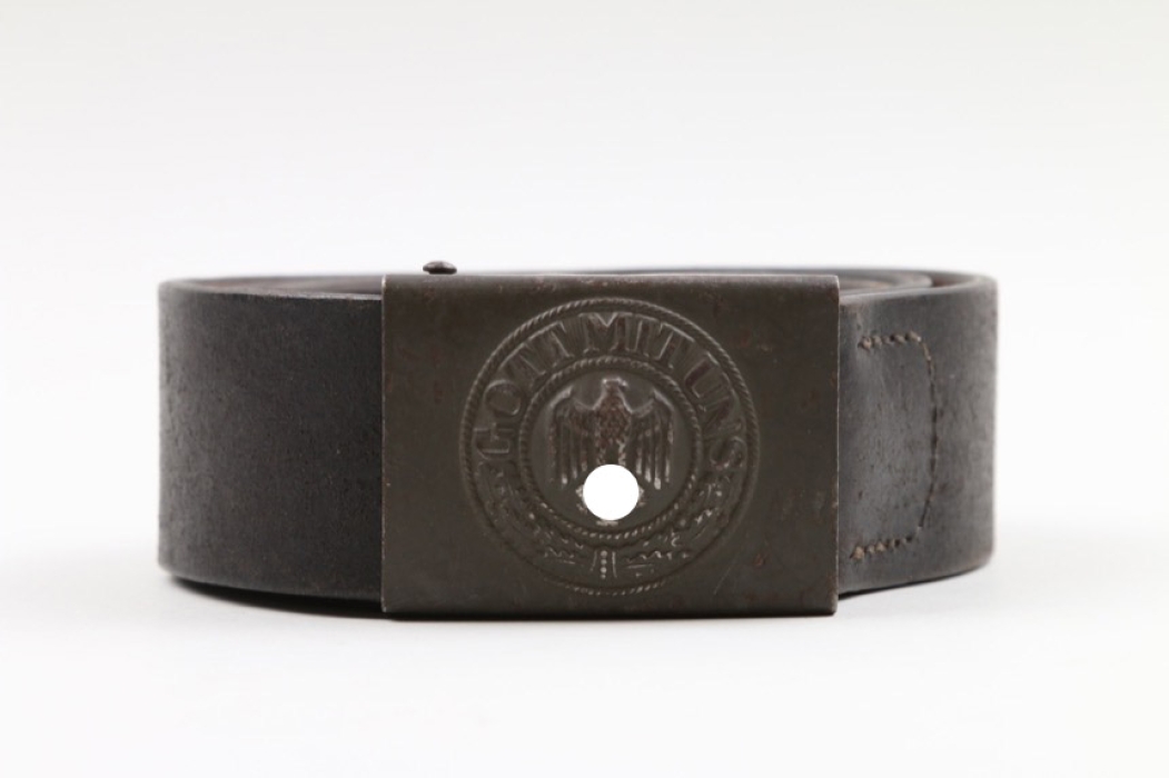 Heer EM/NCO field buckle & belt ARLDT 1941 