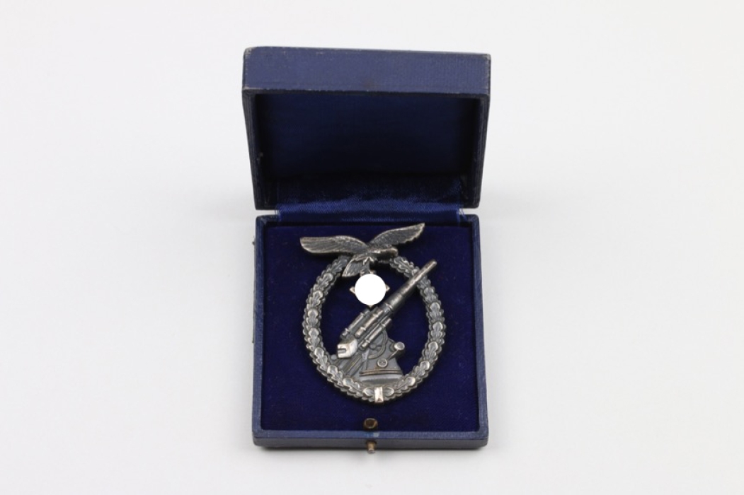 Luftwaffe Flak Badge (Assmann) in case