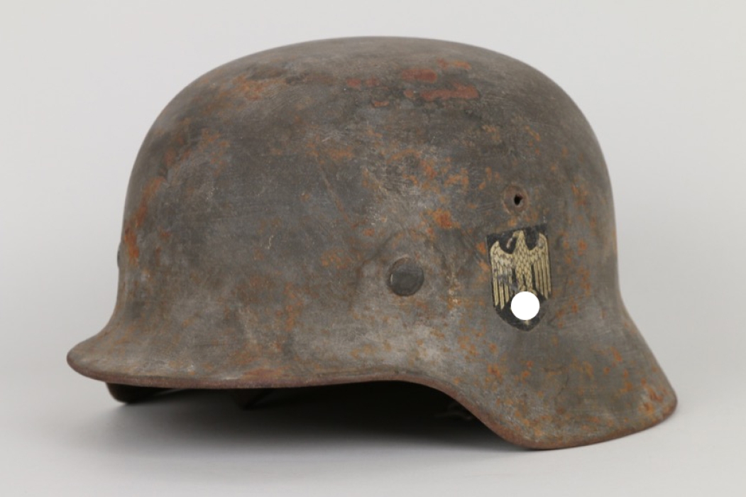 Heer M35 double decal helmet 