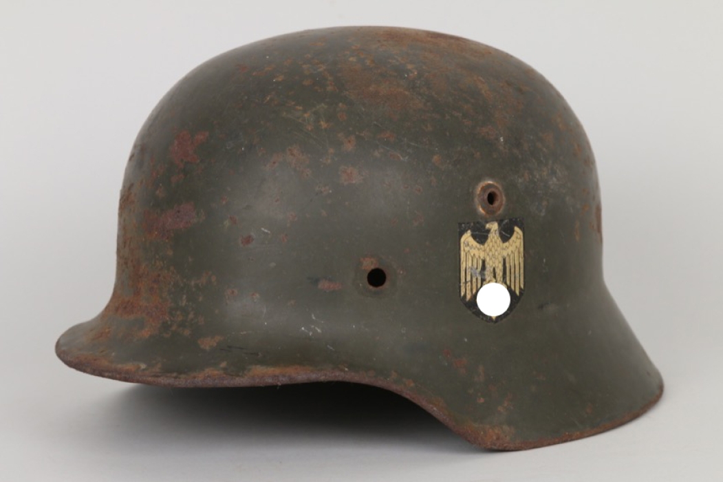 Heer M35 single decal helmet - EF62 