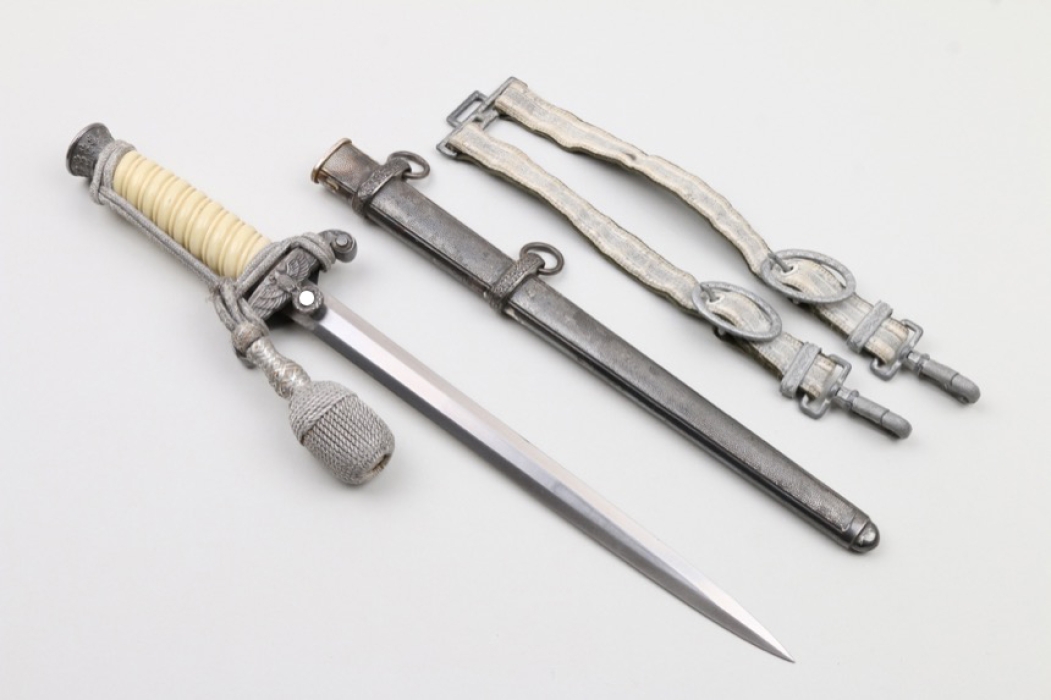 Heer officer's dagger with hanger and portepee - Höller