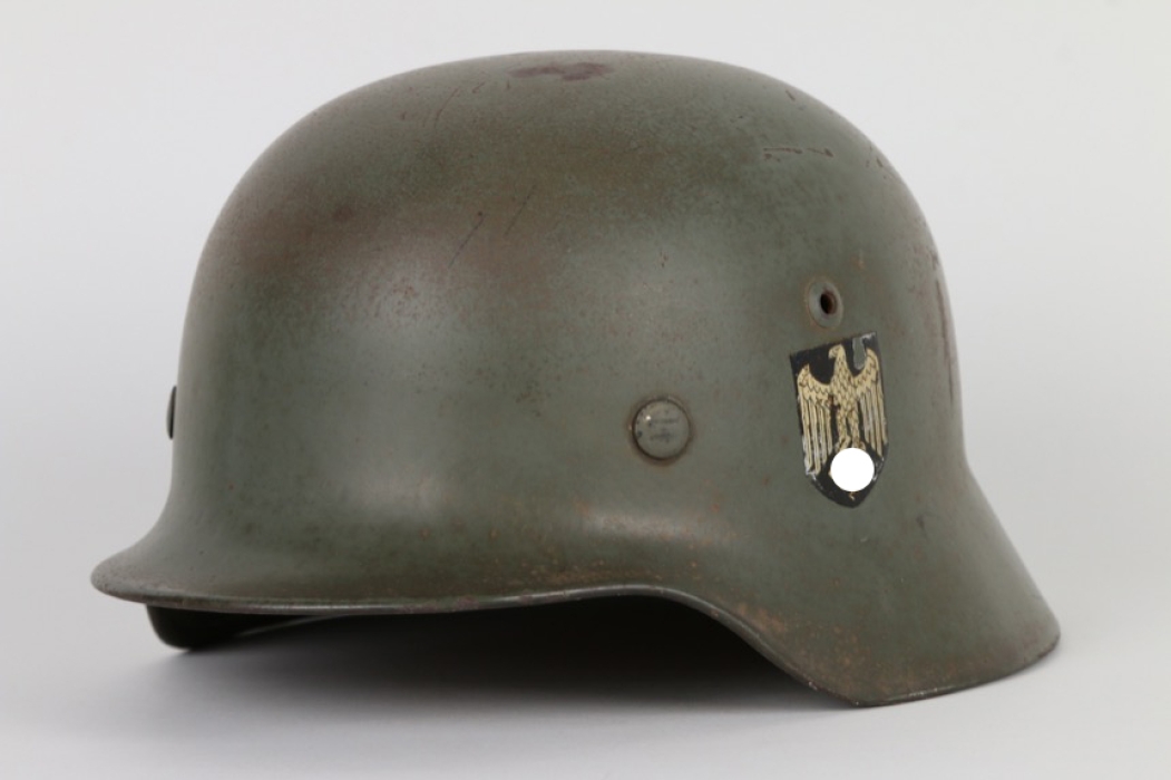 Heer M35 double decal helmet - ET64 