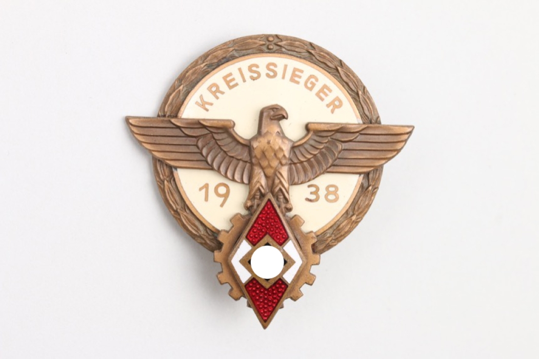 1938 Kreissieger Badge - RZM marked
