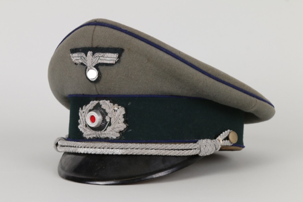 Heer Sanitäter officer's visor cap - Kronsiegel 