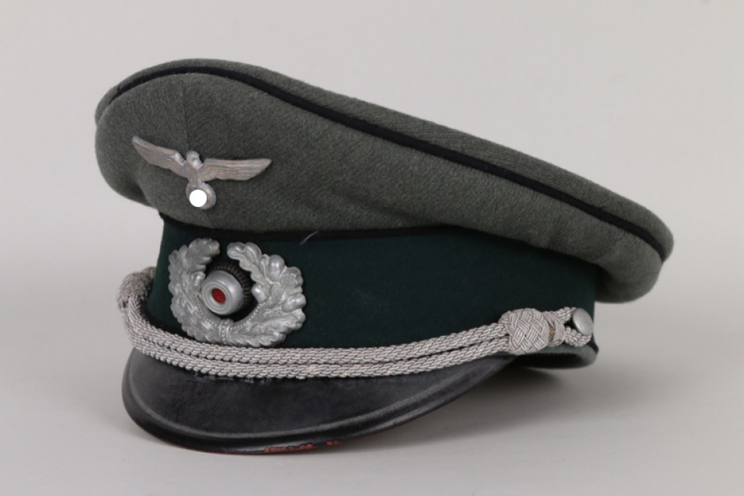Heer Pionier officer's visor cap "EREL" 