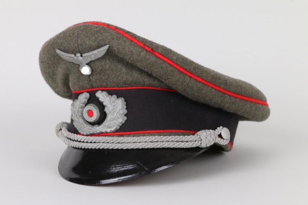 Waffen-SS visor cap with Heer insignia 