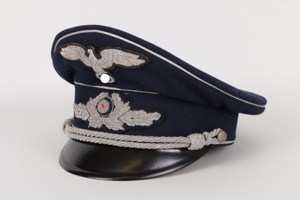 Third Reich Staatsbeamter visor cap to Dr. Wester