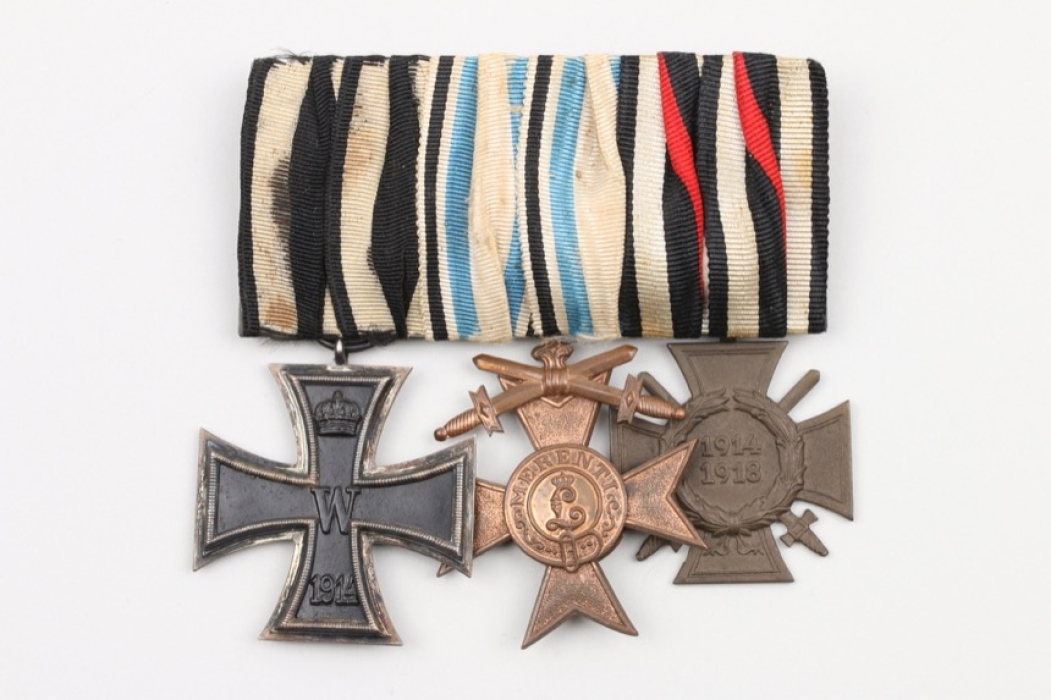 Bavarian 3-medal Iron Cross bar