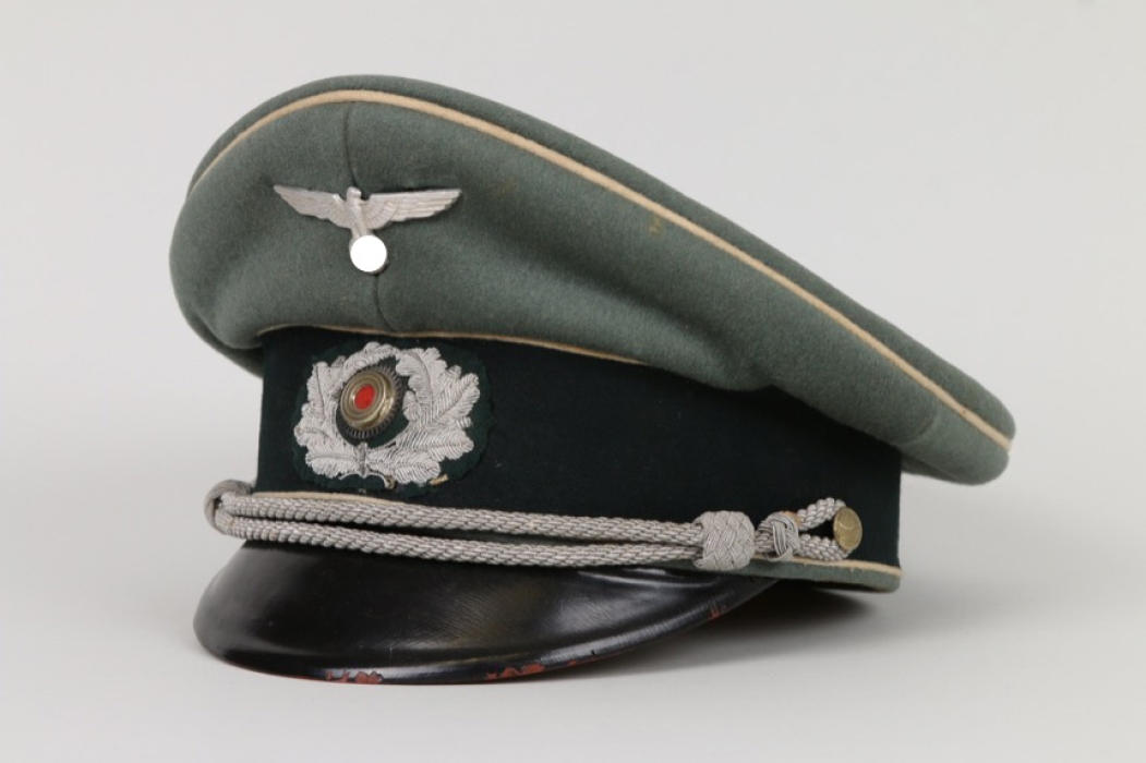 Heer Infanterie officer's visor cap - named