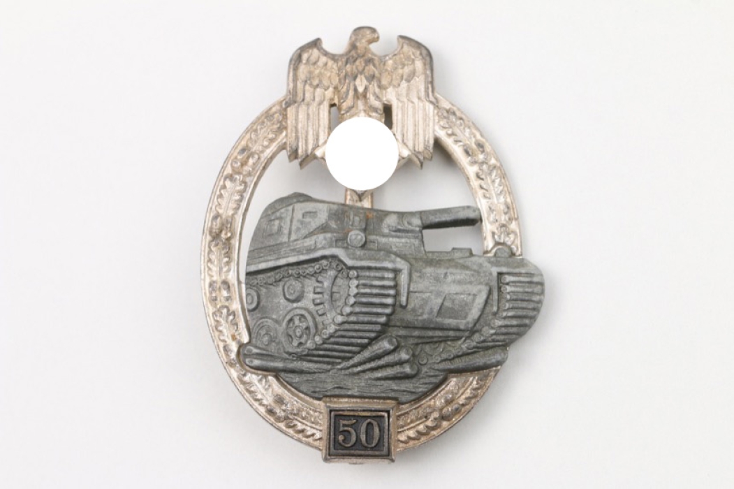 Tank Assault Badge in silver "JFS" - Grade III