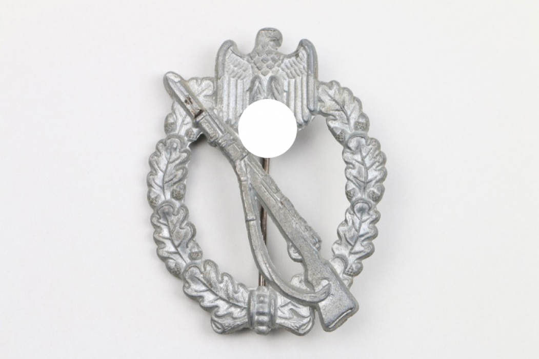Infantry Assault Badge in silver - "4" (Assmann)