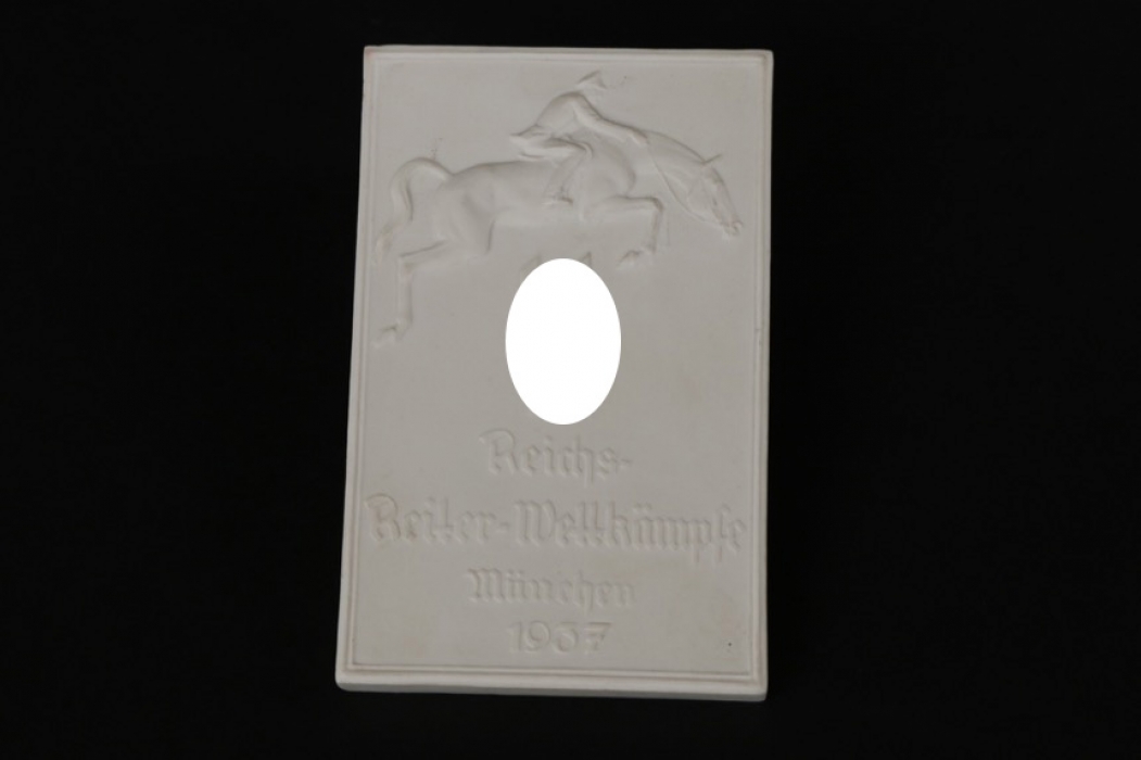 SS Reichs-Reiter-Wettkämpfe München 1937 Allach plaque