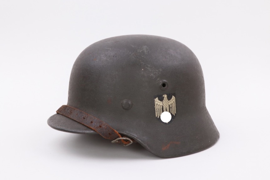 Heer M40 single decal helmet SE64