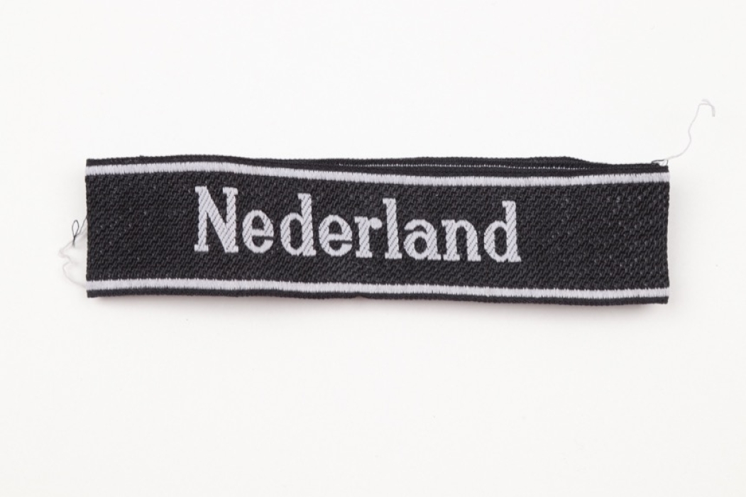 Waffen-SS cuffband "Nederland" EM/NCO