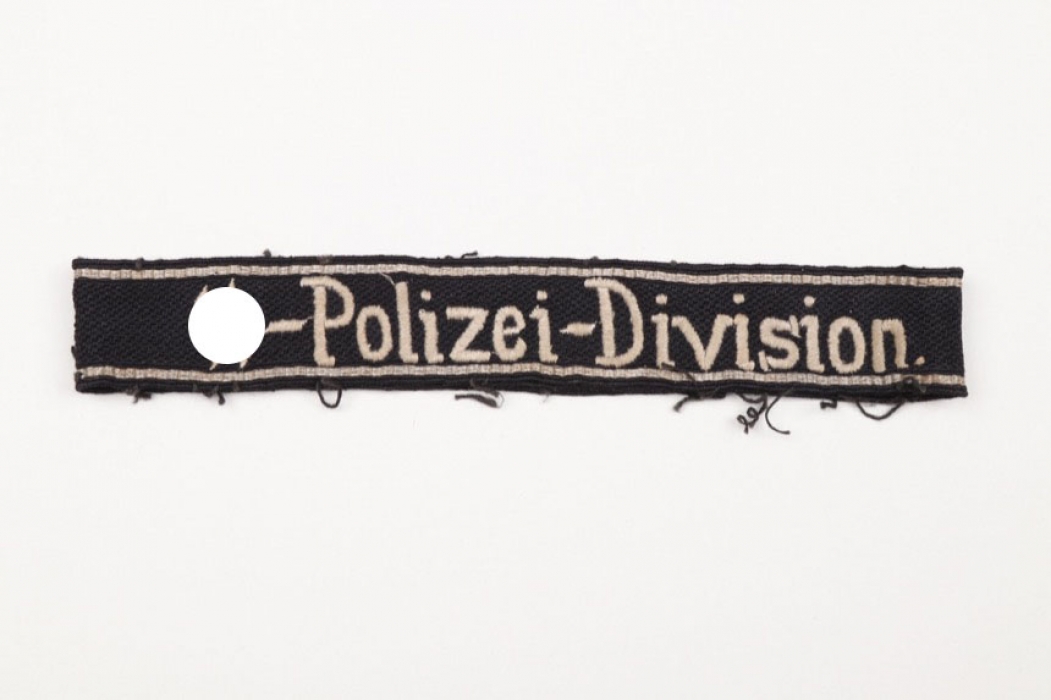 SS cuffband "SS-Polizei-Division" EM/NCO