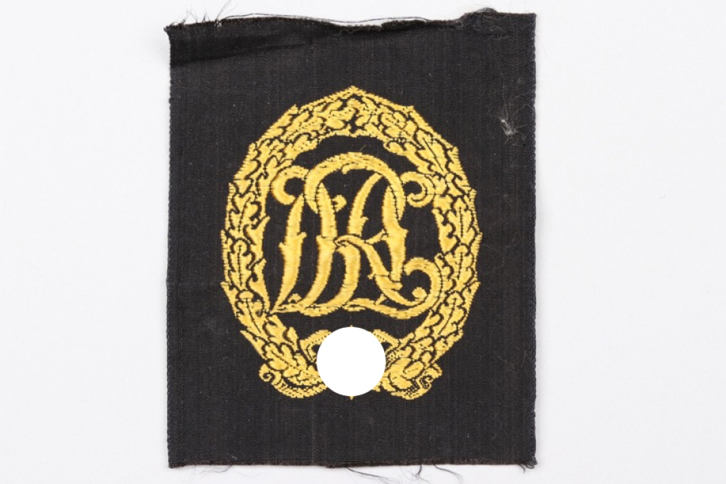 Third Reich DRL Sport's Badge in gold (cloth)