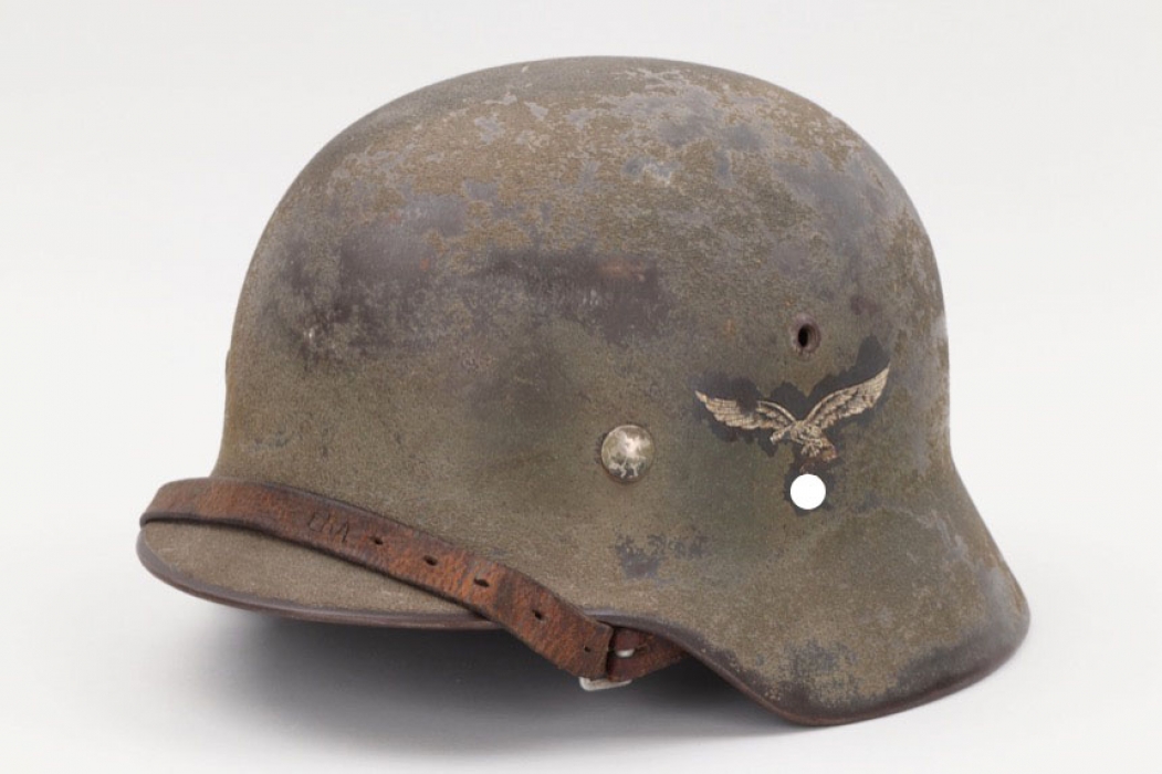 Luftwaffe M35 single decal camo helmet - SE64