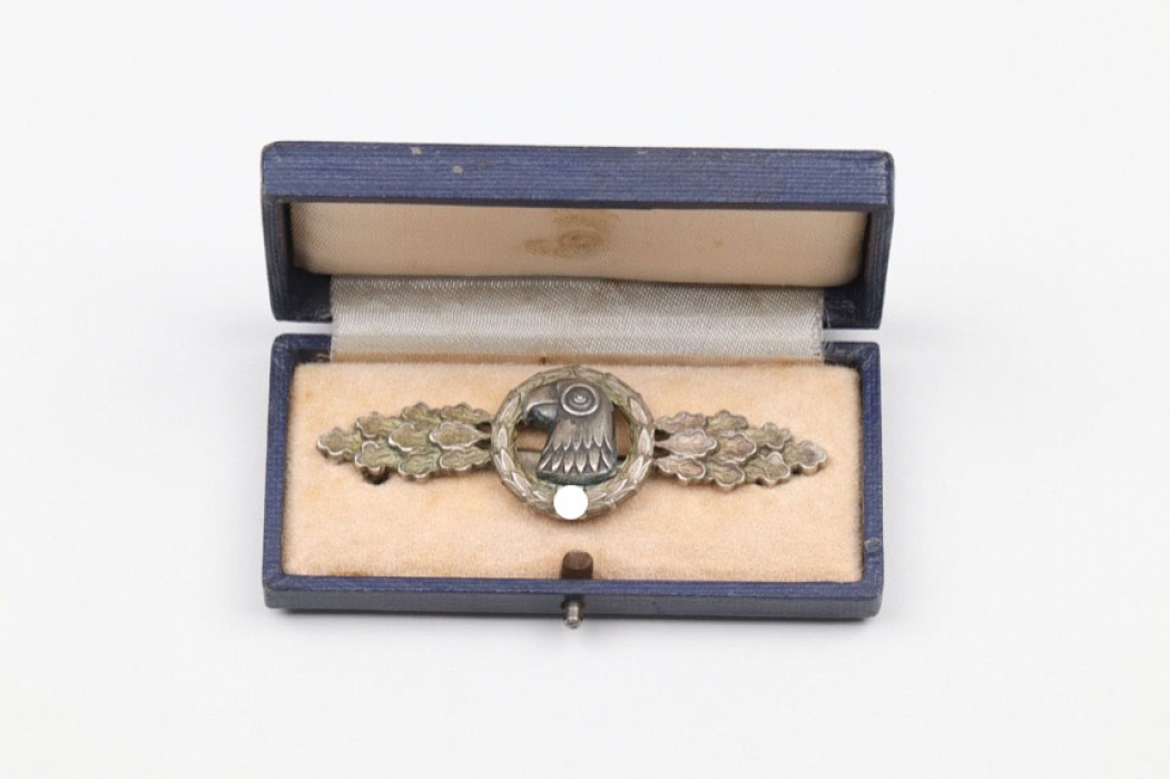 Squadron Clasp for Aufklärer (Juncker) in silver + case