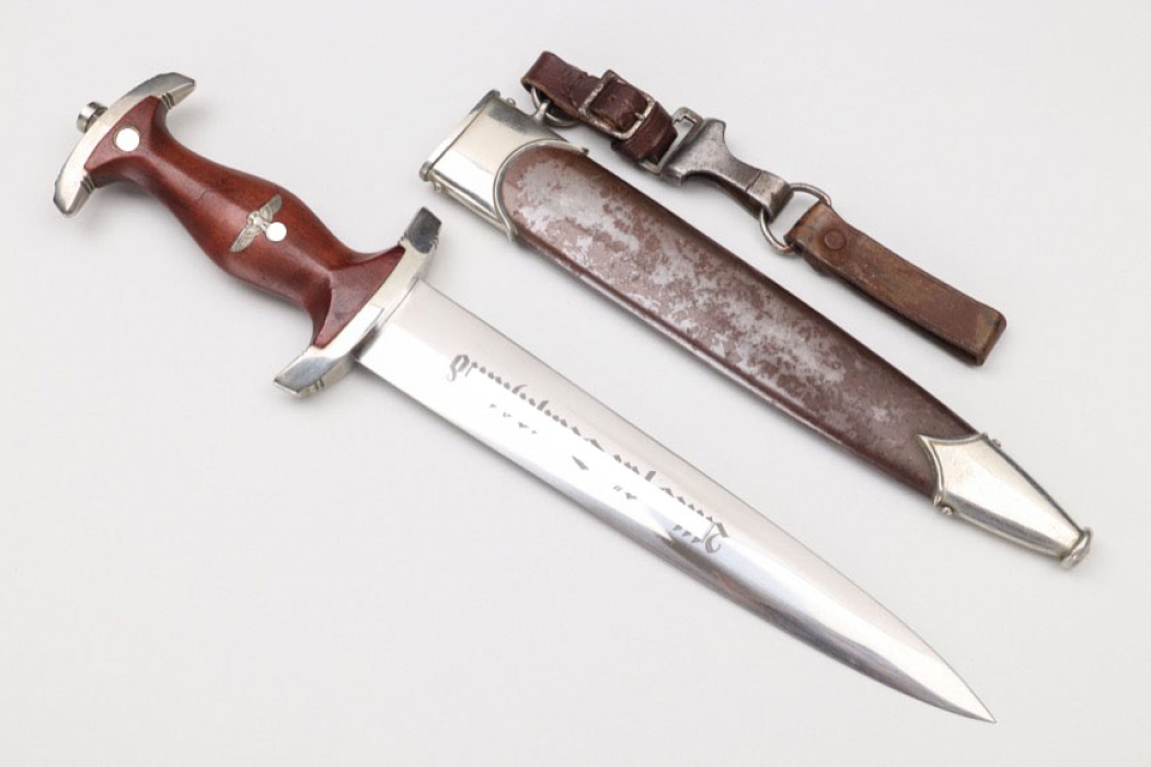 SA service dagger "Nm" with hanger - August Knecht