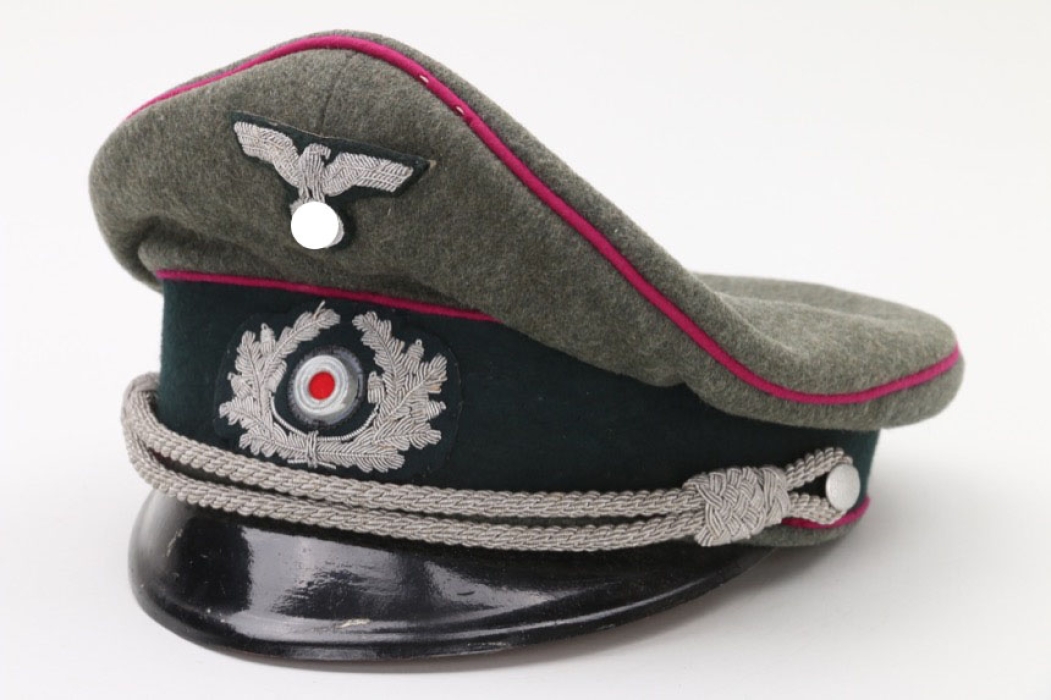 Heer Nebeltruppe officer's visor cap