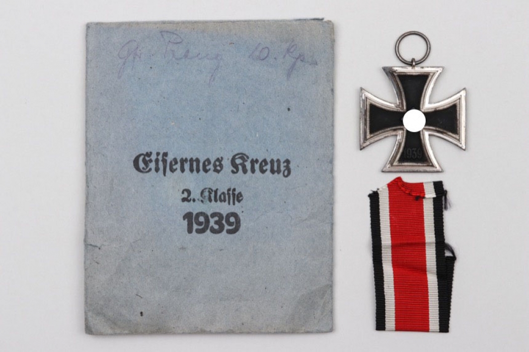 1939 Iron Cross 2nd Class with bag - Walter&Henlein
