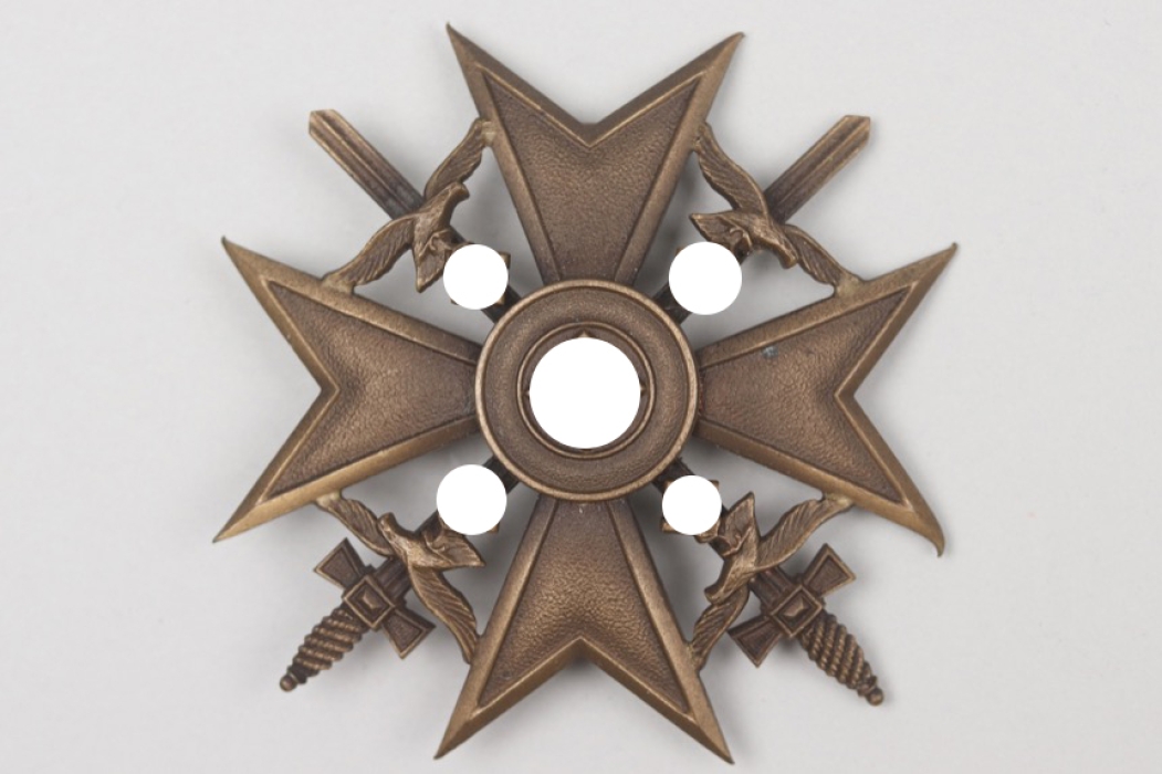Spanish Cross in bronze with swords - L/11