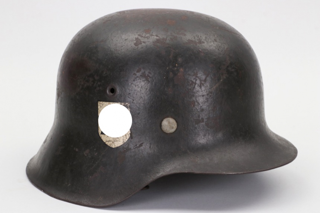 Waffen-SS M42 single decal helmet - EF62