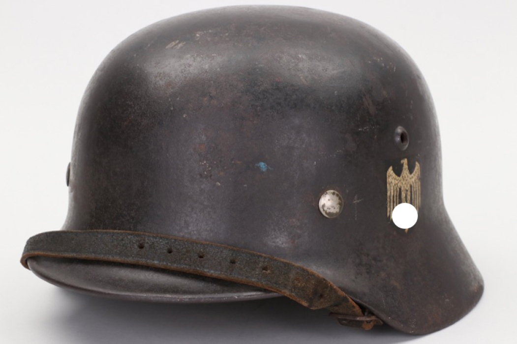 Heer M35 double decal helmet - ET68